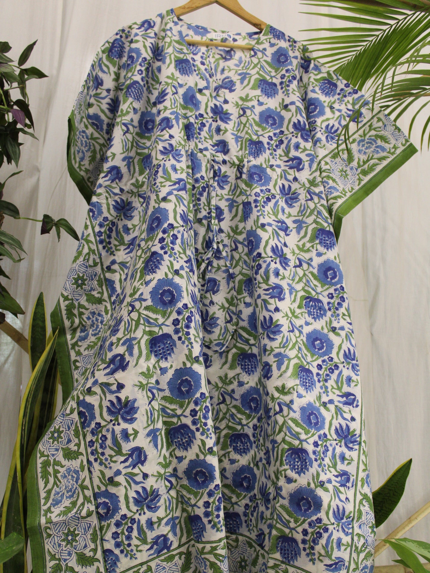 Blue pottery kaftan