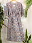 Mughal blue floral dress