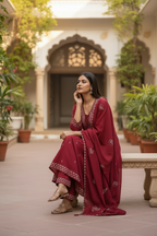 Laal chiraiya 3 piece suit set