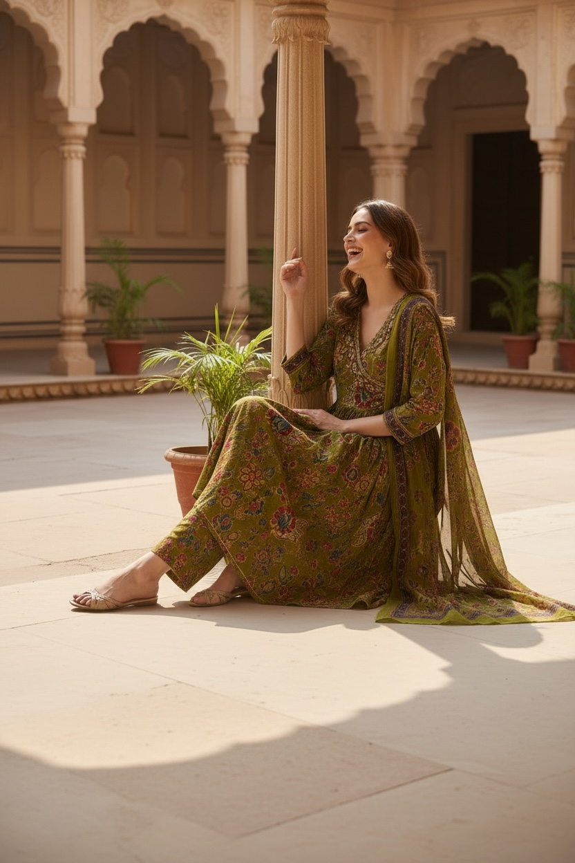 Ruhani Olivia 3 piece kurta set