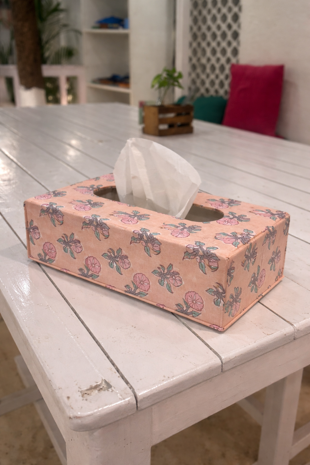 Block print Tissue box
