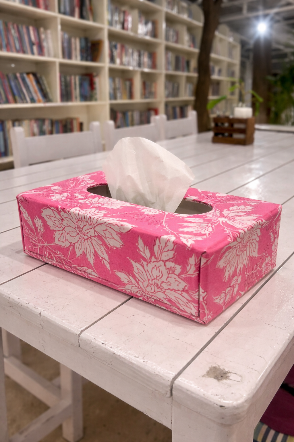 Block print Tissue box