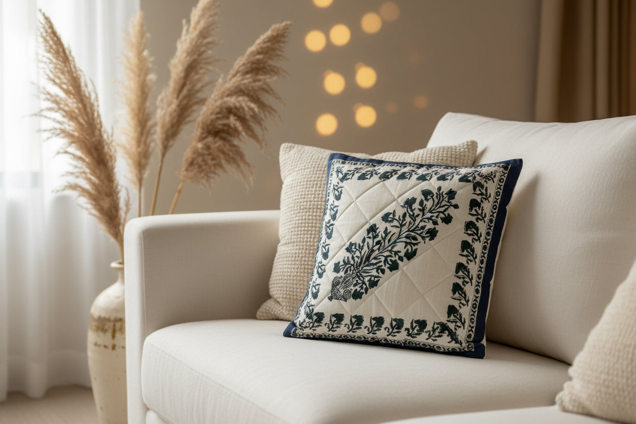 Night bloom cushion cover Main image