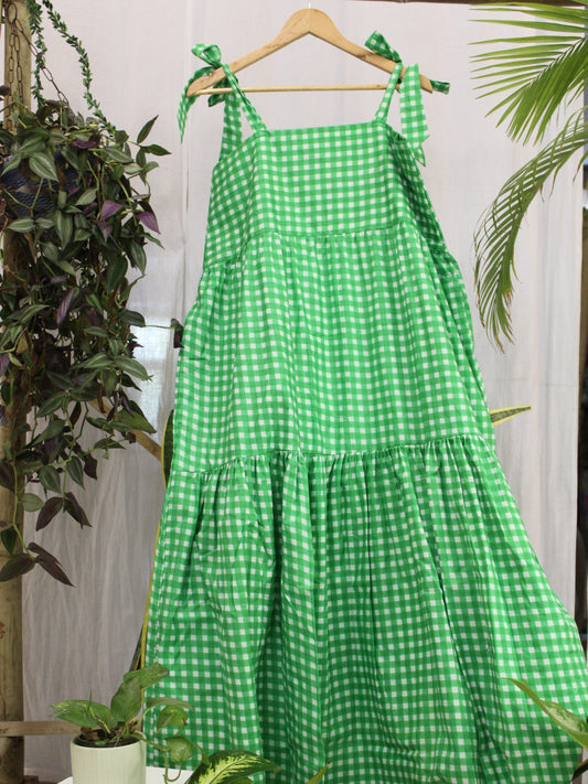 Radiant Tie-up maxi dress