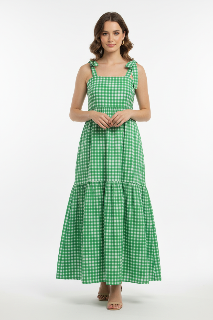 Radiant Tie-up maxi dress Main image