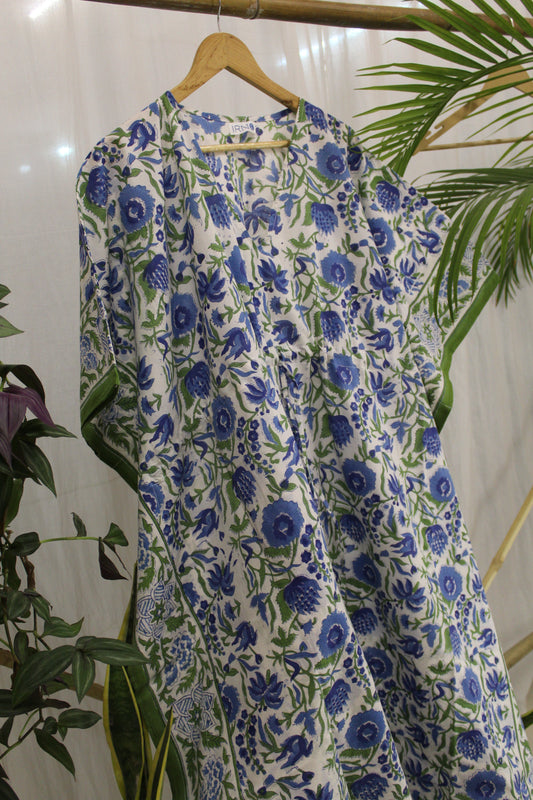 Blue pottery kaftan