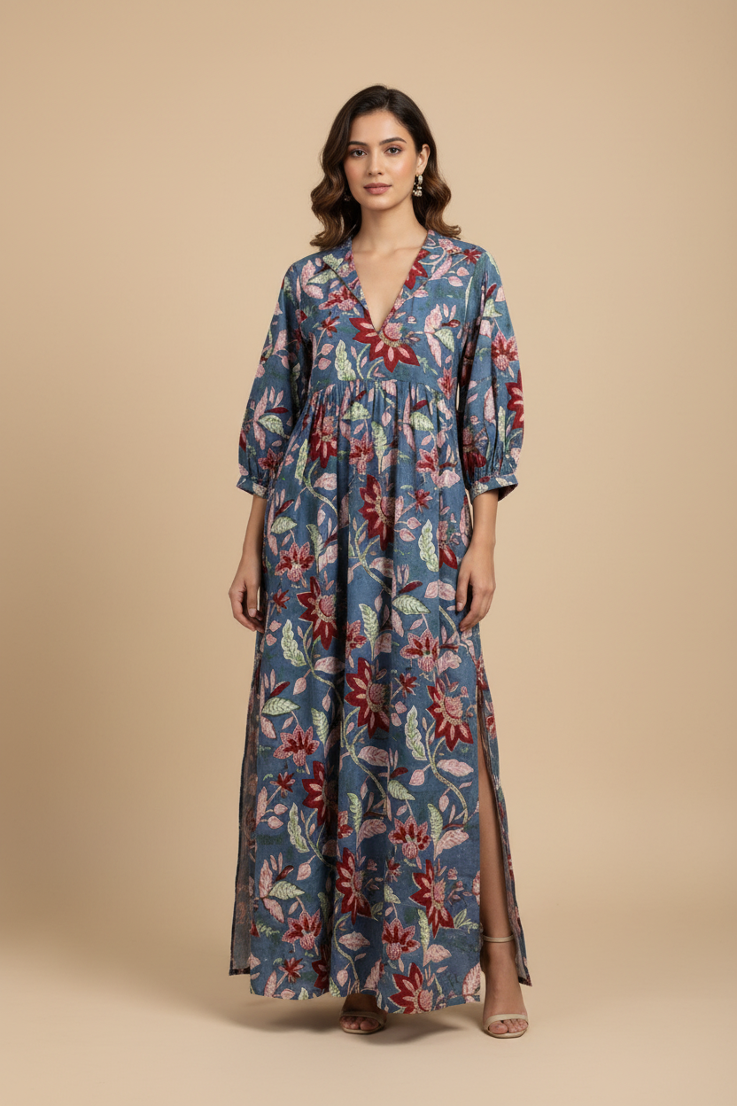 Evening Gloriosa free fall dress Main image
