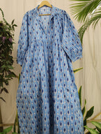 Blue basil free fall dress