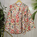 White Tulip Angrakha top