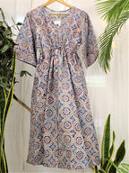 Mughal blue floral dress