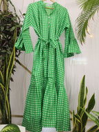 Radiant Maxi shirt dress