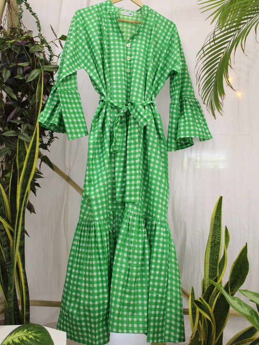 Radiant Maxi shirt dress