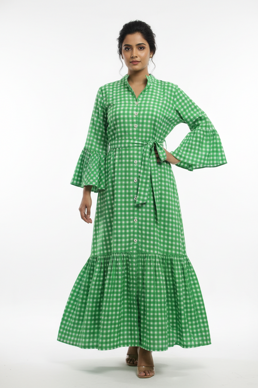 Radiant Maxi shirt dress