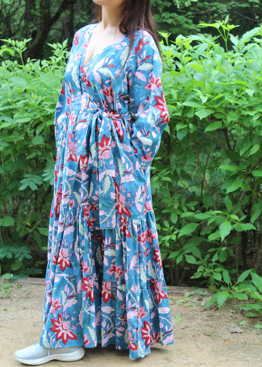 Evening Gloriosa Angrakha maxi dress