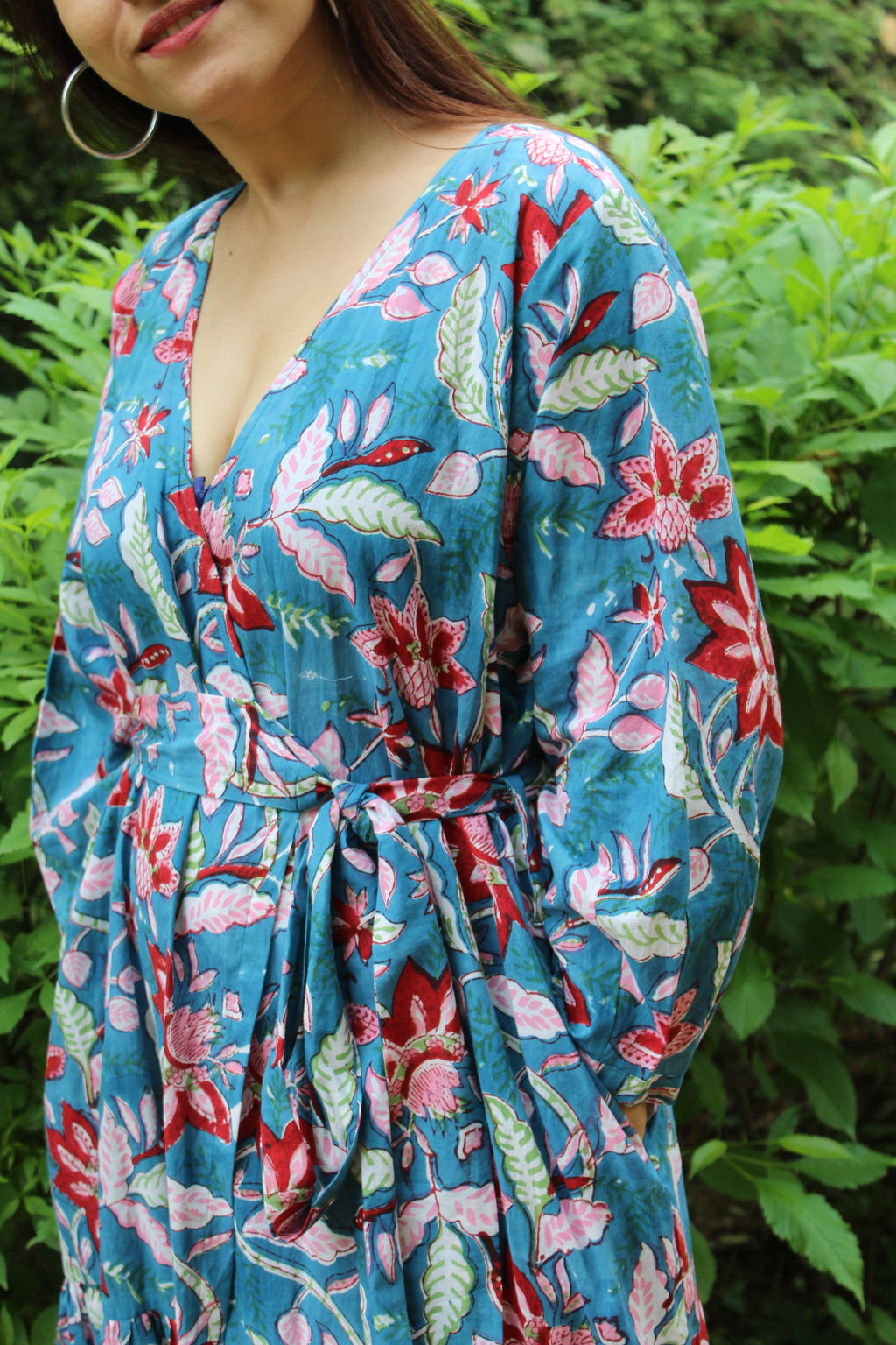 Evening Gloriosa Angrakha maxi dress