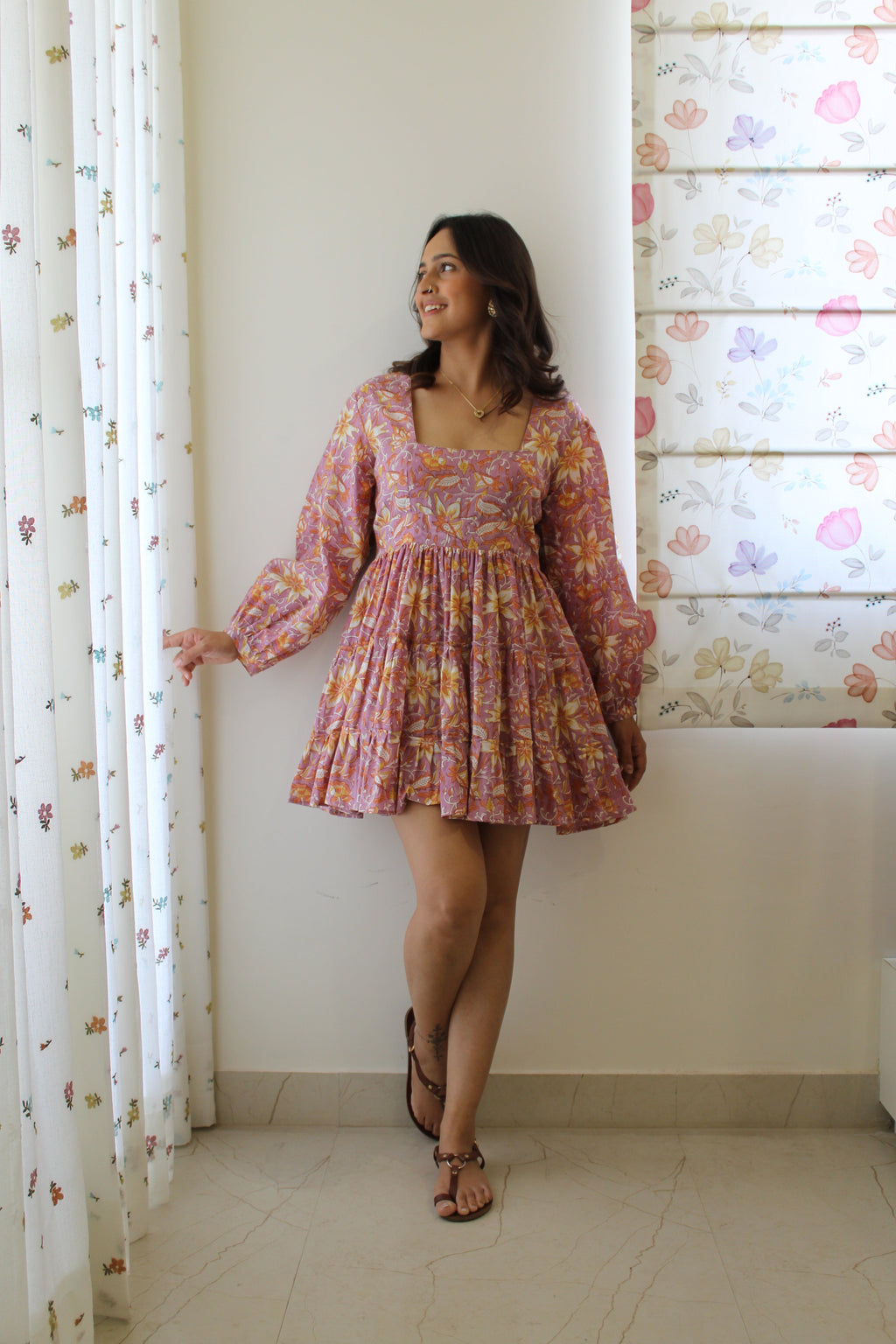 Lilac Short Dress