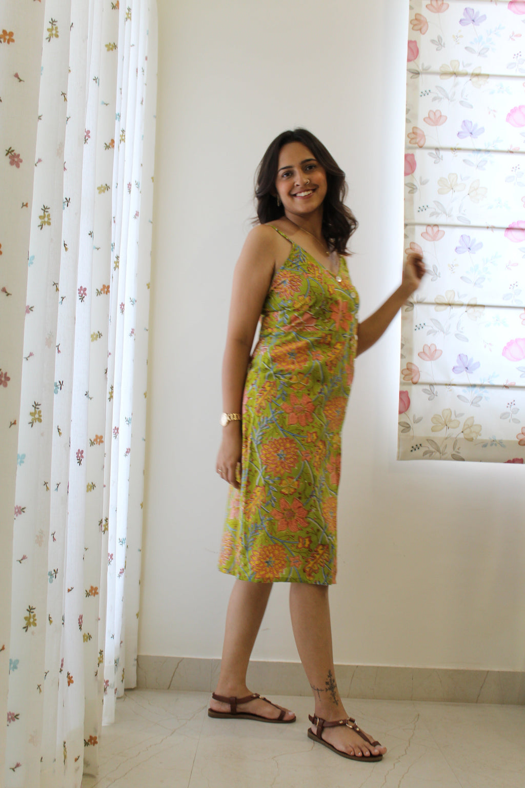 Margarida slit dress