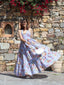 Lavender halter maxi dress