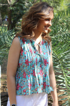 Starfighter pleated top