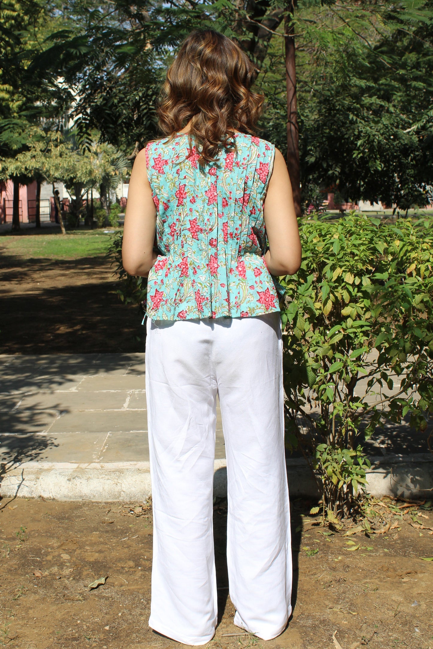 Starfighter pleated top