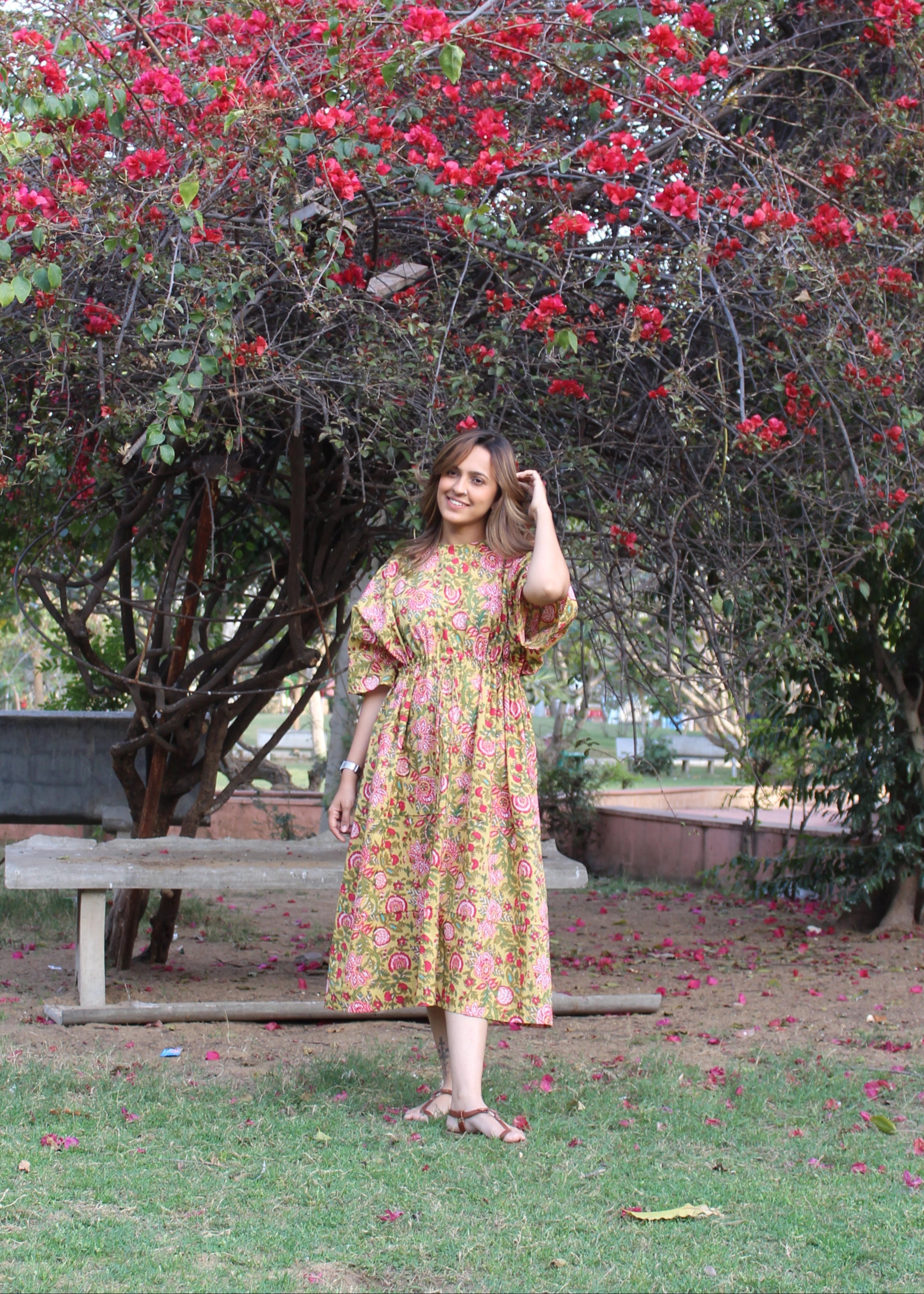 Corn Pionie Dress