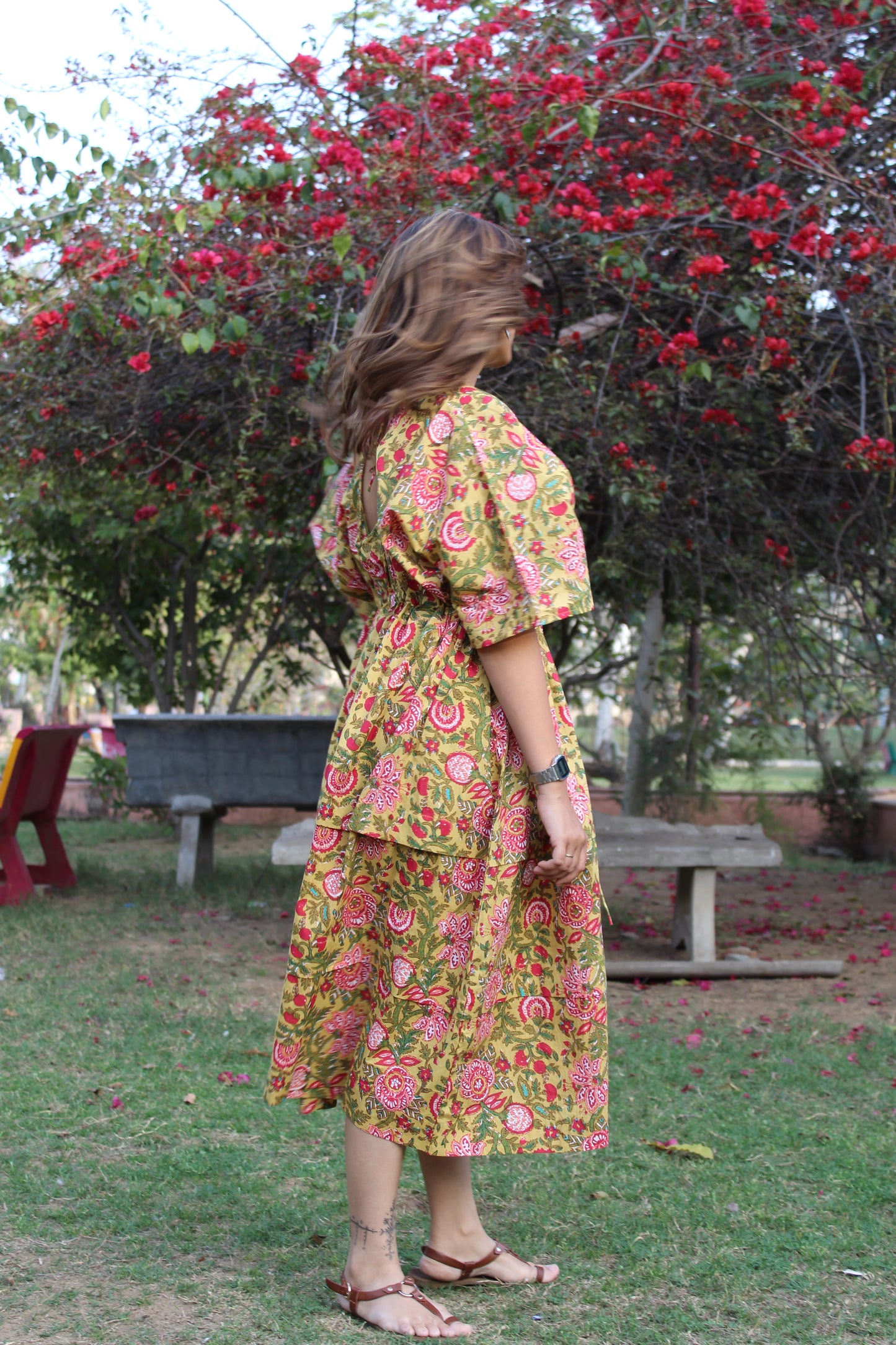 Corn Pionie Dress