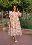 White chintz Pionie Dress