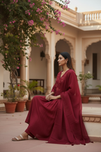 Anaarkali 3 piece suit set