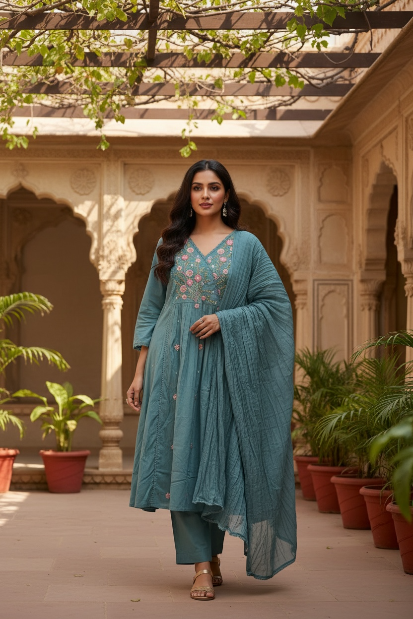 Sagarali 3 piece suit set Main image
