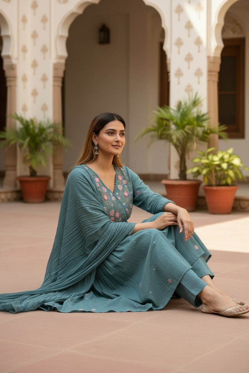 Sagarali 3 piece suit set