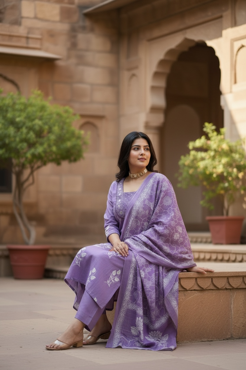 Viola Ziya 3 piece kurta set