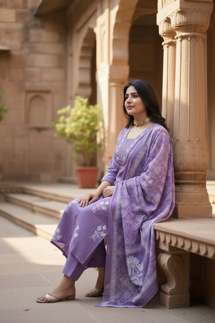 Viola Ziya 3 piece kurta set