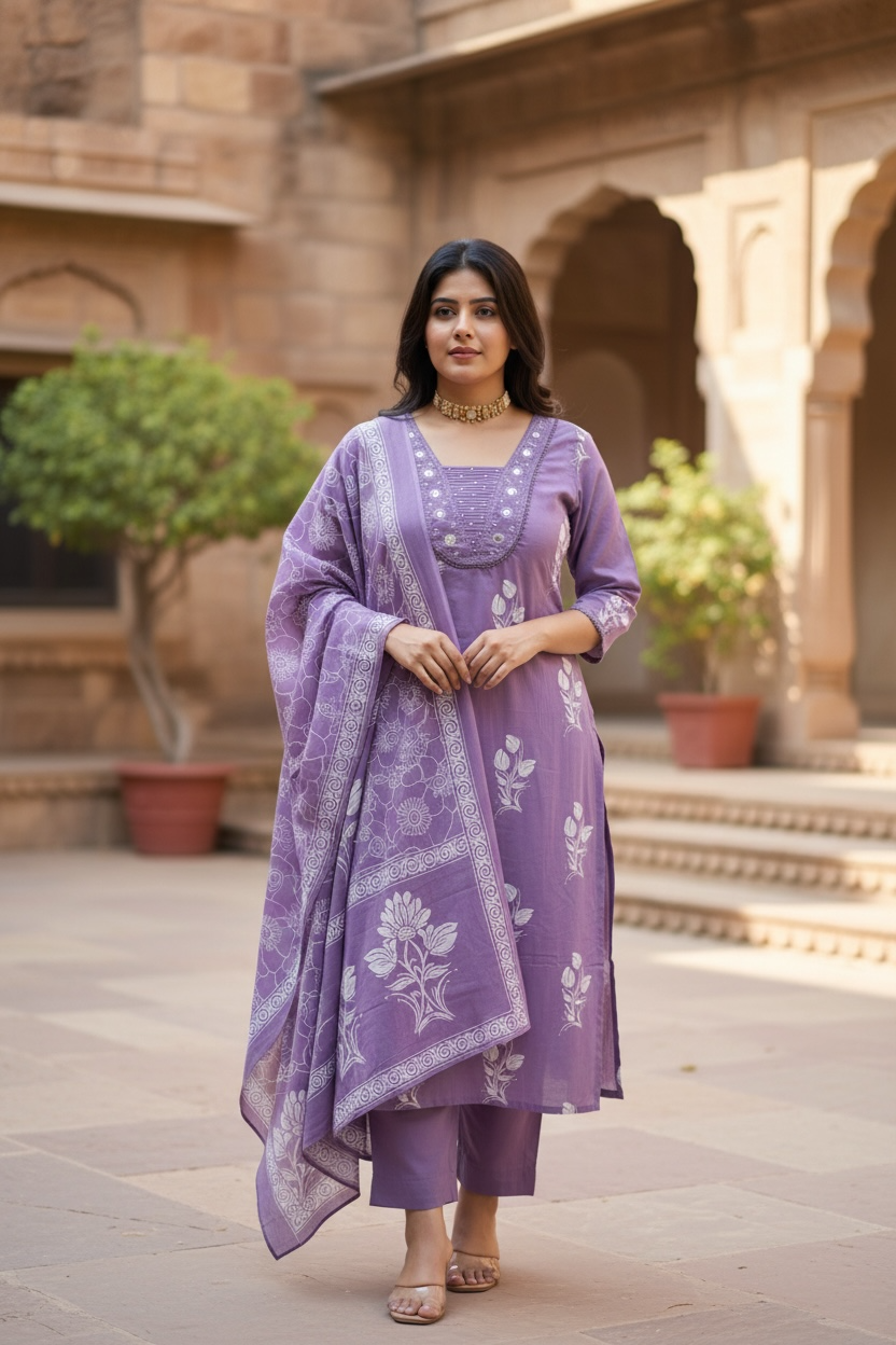 Viola Ziya 3 piece kurta set
