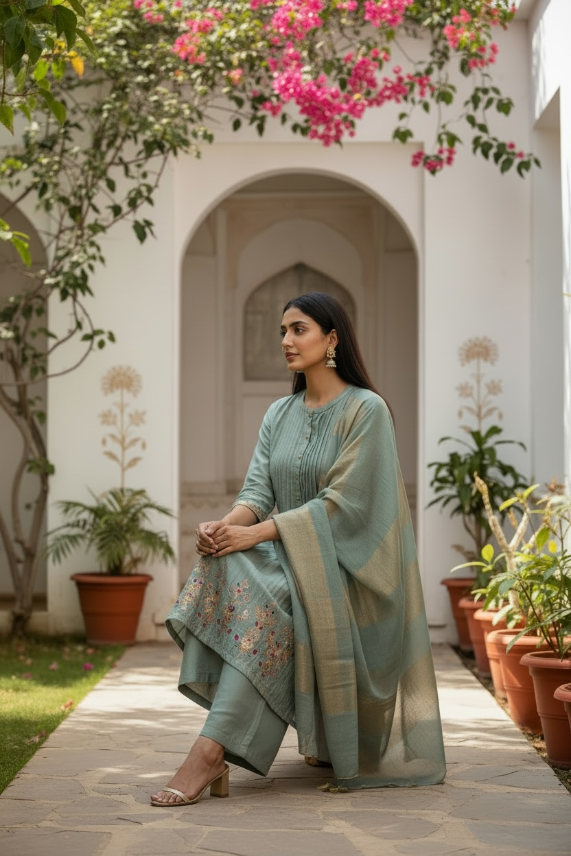 Zamris 3 piece Kurta Set