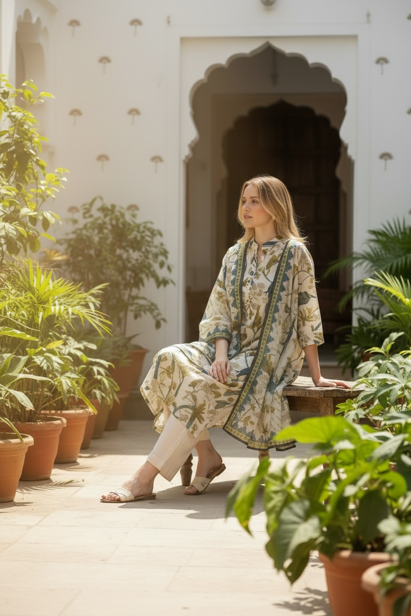 Royal Bulbul 3 piece suit set