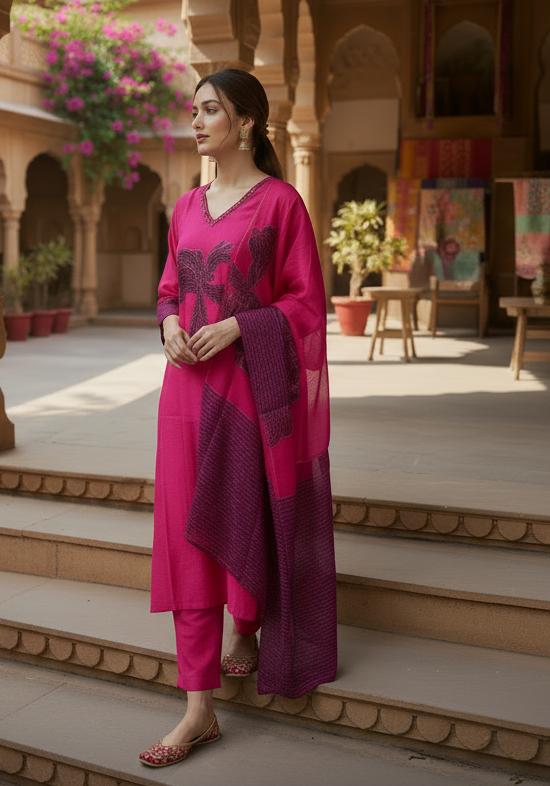 Zinnia Verda 3 piece kurta set