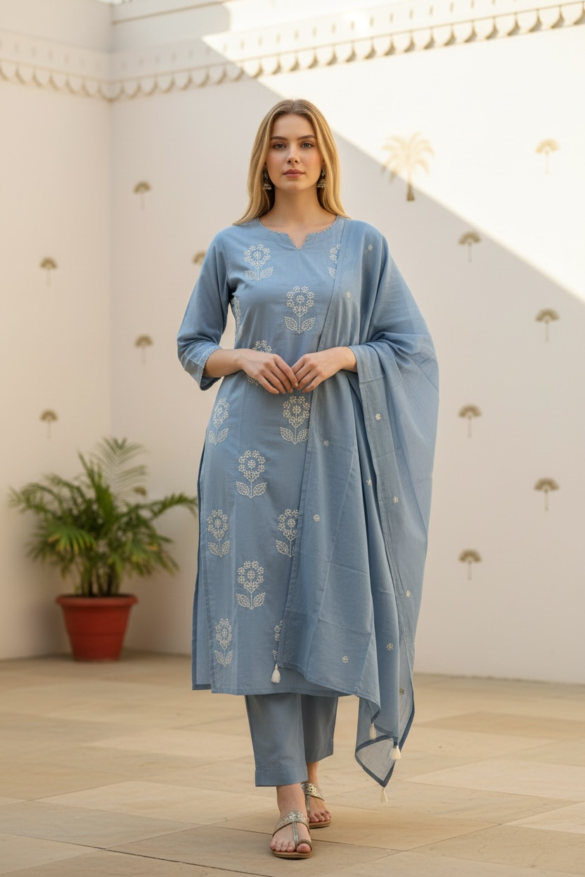 Noori Sahar 3 piece suit set Main image