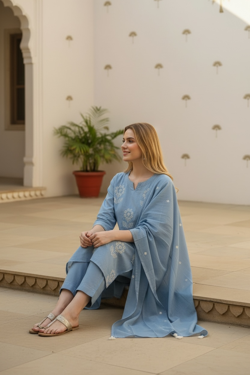 Noori Sahar 3 piece suit set