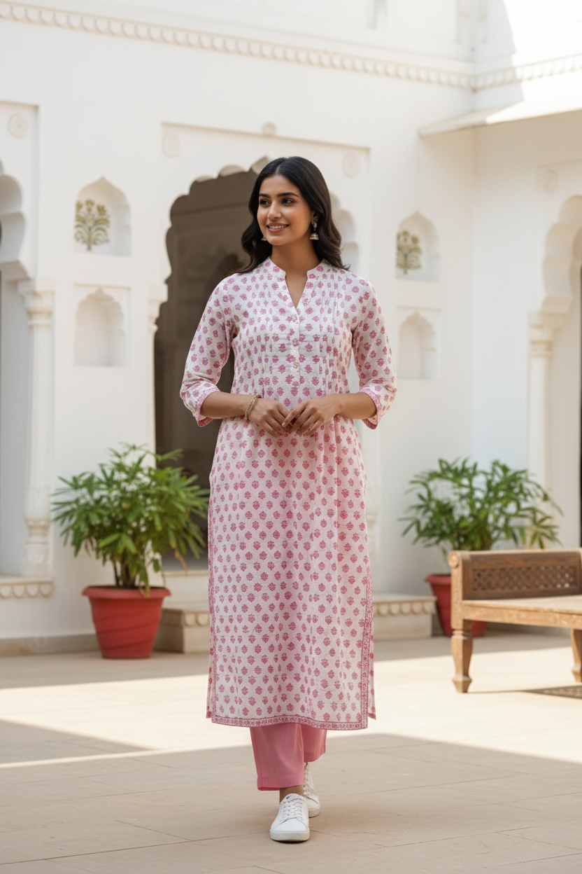 Kumari Blossom Kurta Main image