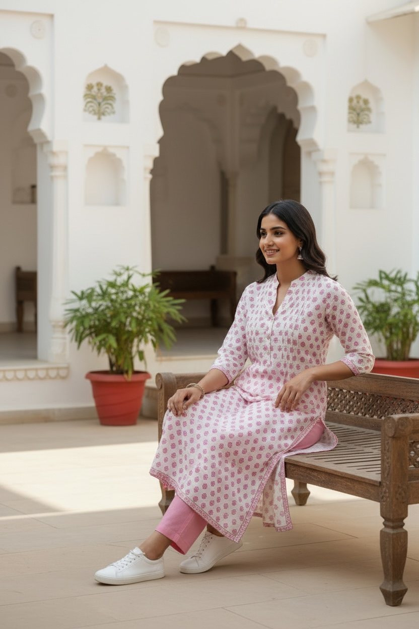 Kumari Blossom Kurta Secondary image
