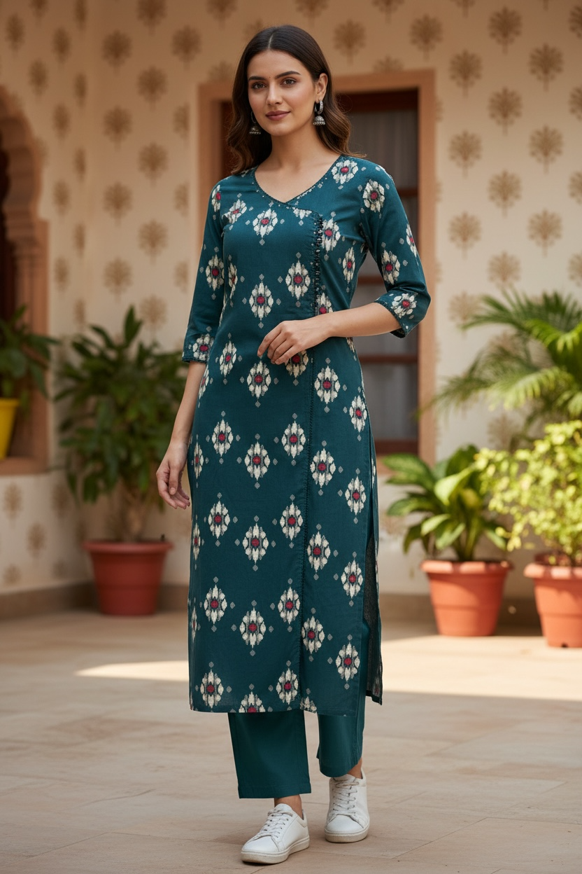 Alice Green Kurta Main image