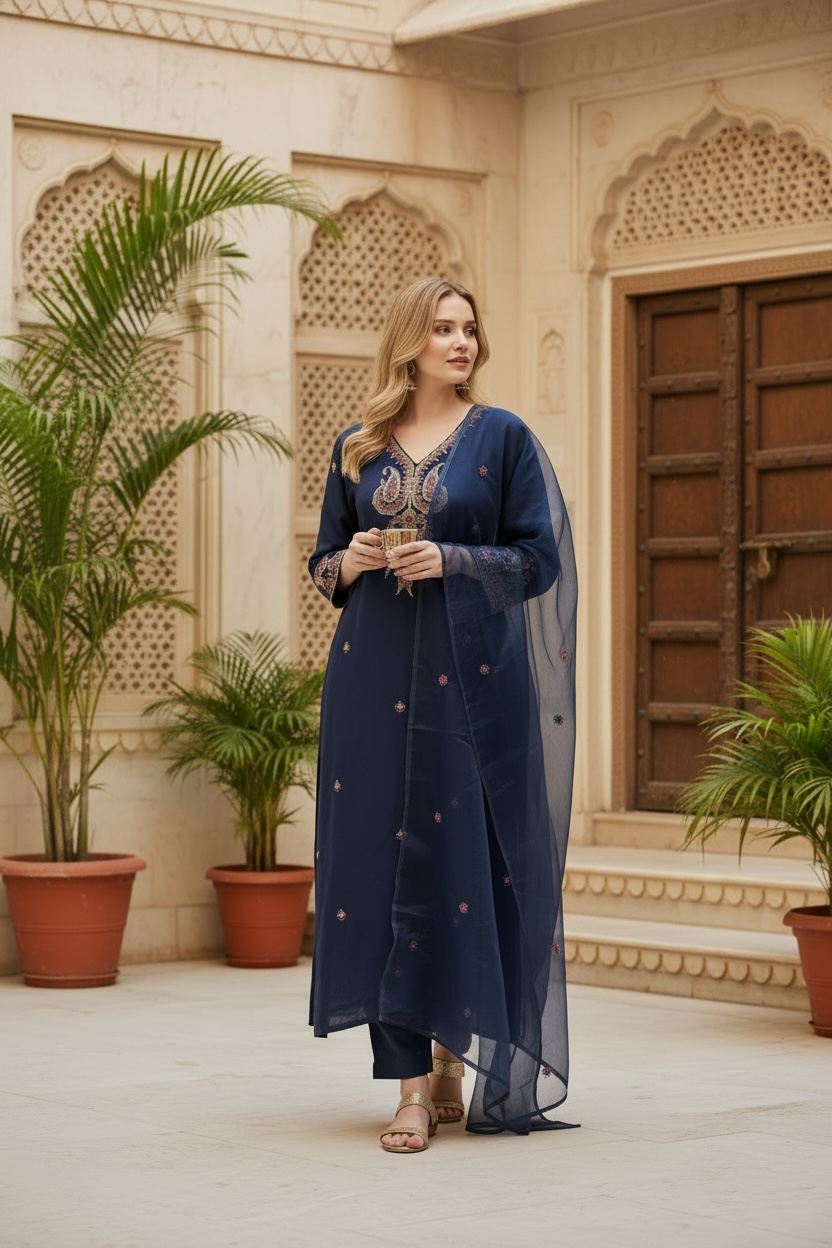 Neelaura 3 piece suit set