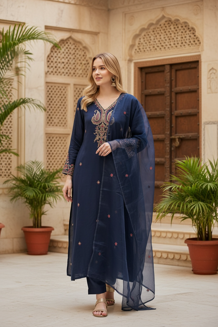 Neelaura 3 piece suit set