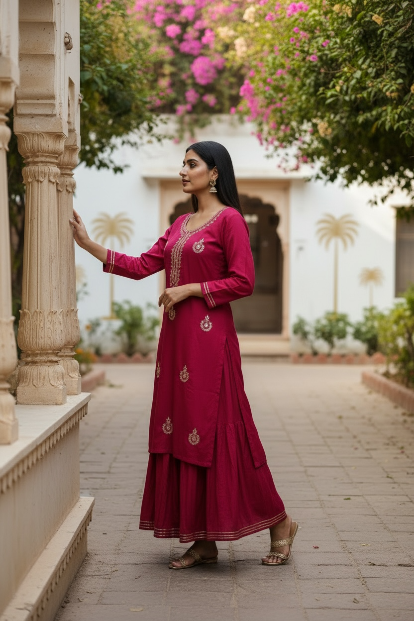 Desi rose 3 piece suit set